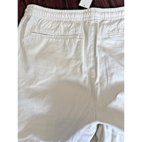 Barbour Men's Oxtown 7-1/2" Drawstring Casual Cotton Shorts Beige L - Picture 7 of 9
